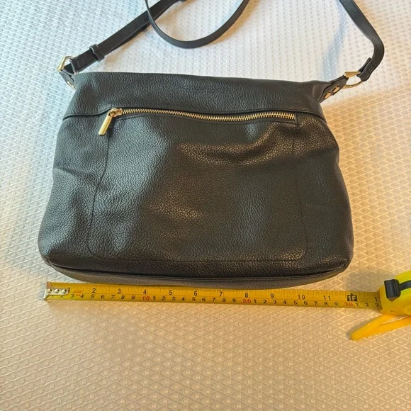 a new day Black Shoulder Bag with Gold Accents - Picture 6 of 8